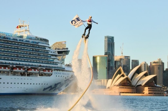 Crown Princess Makes Spectacular Entrance into Sydney Kicking Off Debut Season Down Under